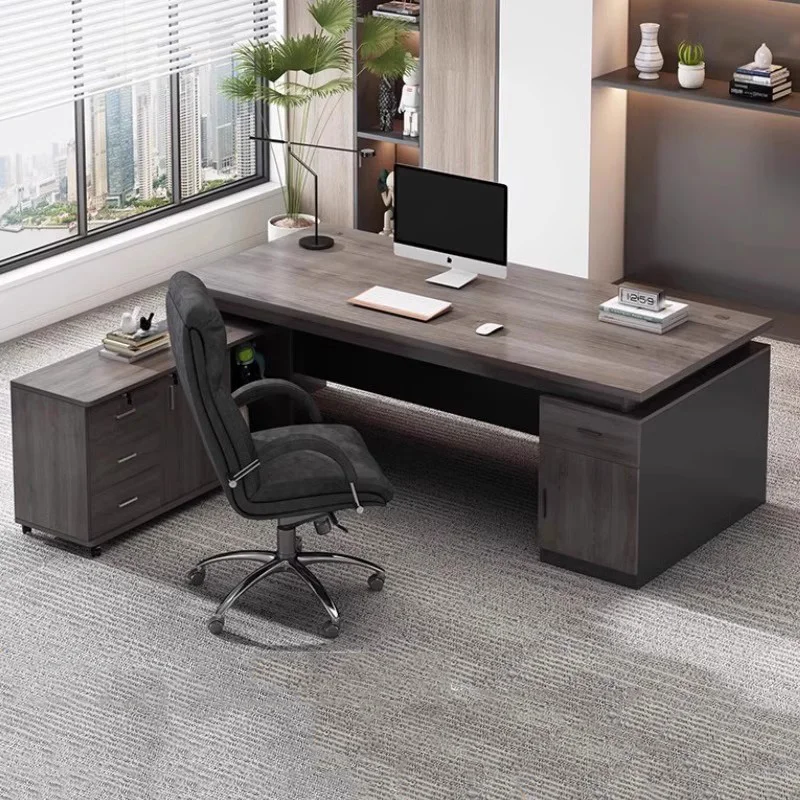 Standing Reception Office Desk Writing Vanity Modern Computer Executive Desks Office Storage Schreibtisch Sofaset Furniture