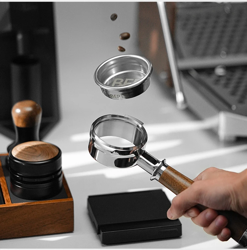 Espresso Coffee Filter Basket Stainless Steel Double Layer Filters