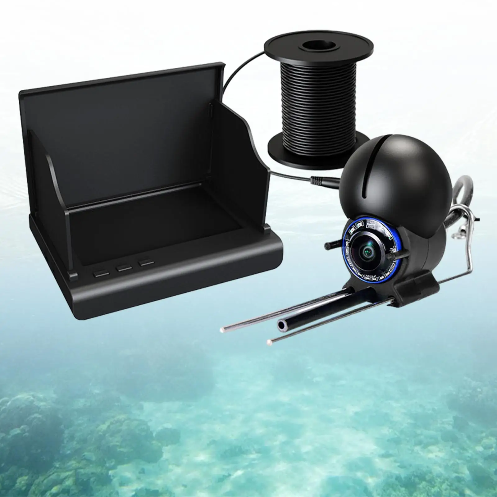 Video Fish Finders Vision Underwater Fishing Camera for Lake Ice Fishing Sea