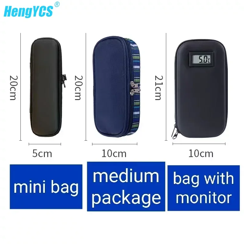 당뇨병 환자 휴대용 인슐린 냉장고 상자, 여행 야외 소형 냉장 약물 절연 가방 