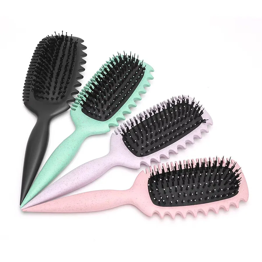 Curl Defining & Styling Brush for Perfectly Shaped Curls Without Pulling