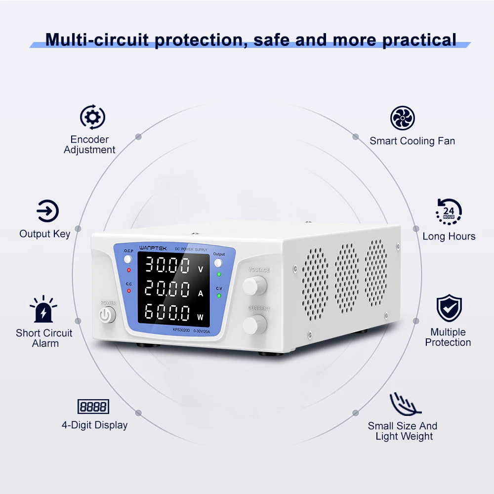 MSKPS6010D 고정밀 효과 조절 전원 공급 장치 60v / 10a 600w 고출력 스위칭 DC 전원 공급 장치