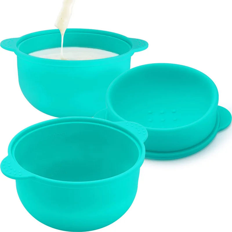3 Pcs Silicone Wax Pot Replacement Pot Removable Silicone Hair Removal Waxing Bowl for Home Use Wax Machine Accessory 14 ozz