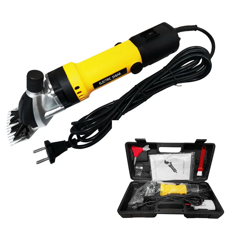 

220V 1000W Sheep Shears Electric Pet Hair Clipper Shearing Kit Shear Wool Cut Goat Pet Animal Shearing Supplies Farm Cut Machine