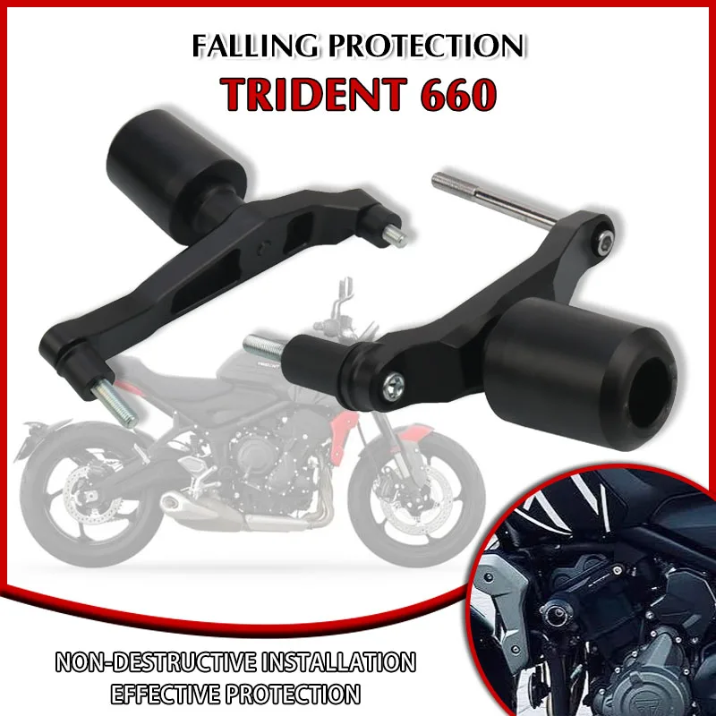 For Trident 660 Trident660 2021 Motorcycle Accessory Falling Protection