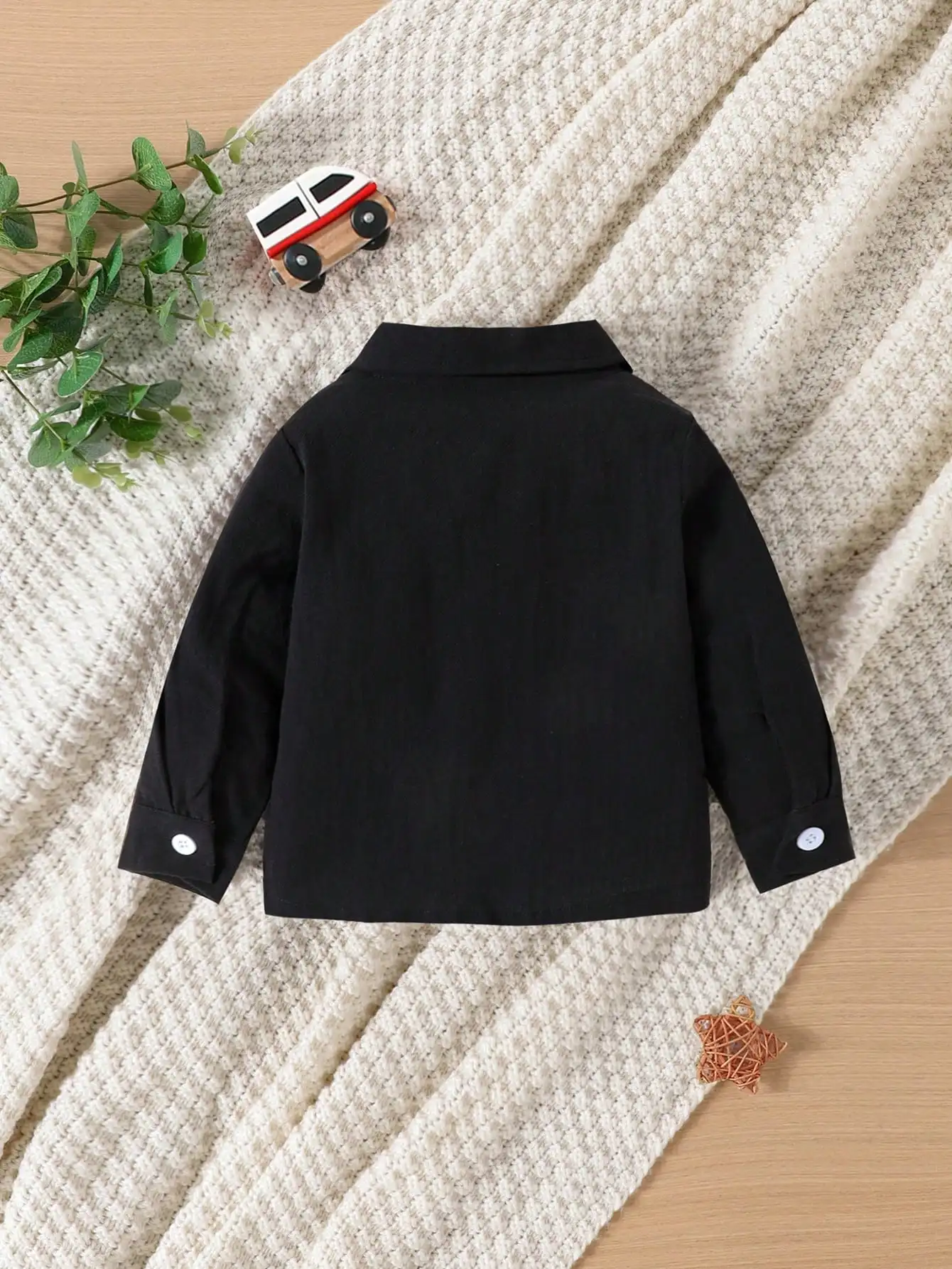 Kids Shirts Autumn Baby Boy Casual Outdoor Simple Long Sleeve Coat Small Dinosaur Embroidery Cotton Outer Wear Shirt