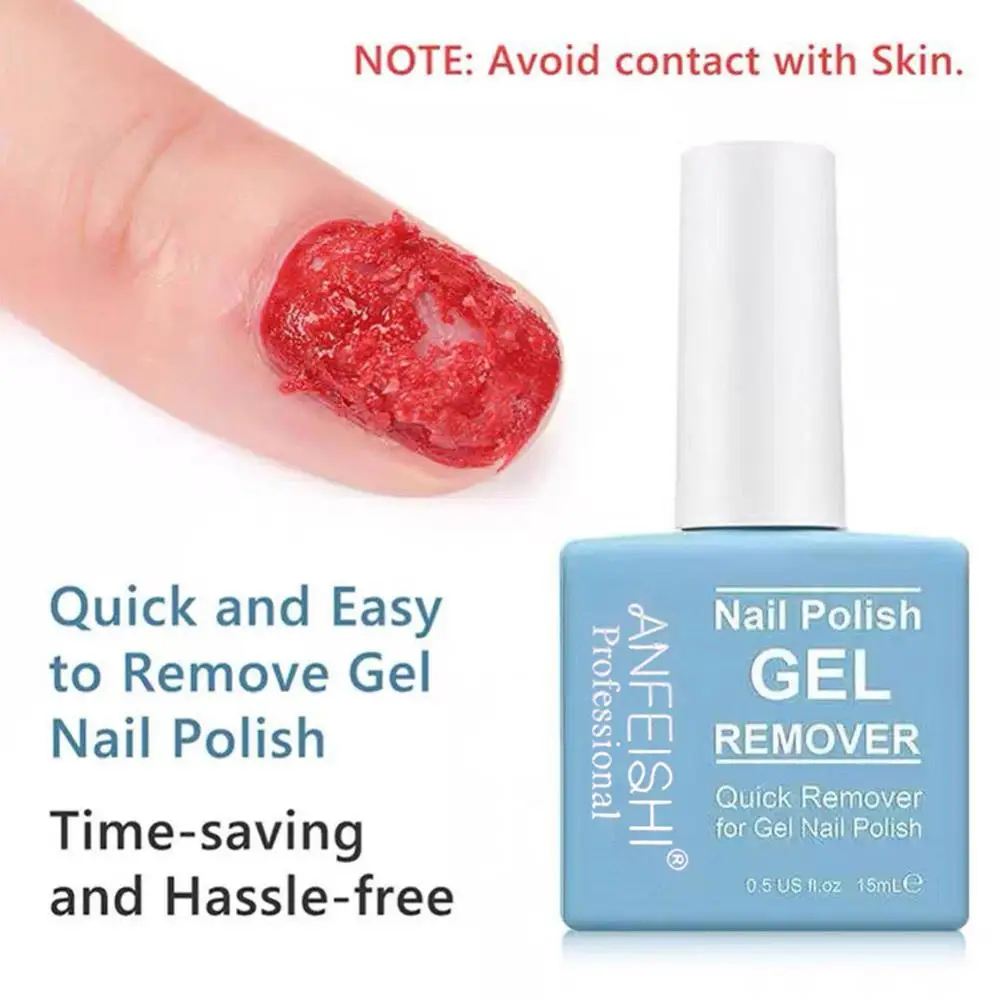 

15ml Magic Remover Nail Gel Polish Remover UV Gel Polish Nail Burst Gel Polish Semi Varnish Remover Permanent Magic Delete W9P1