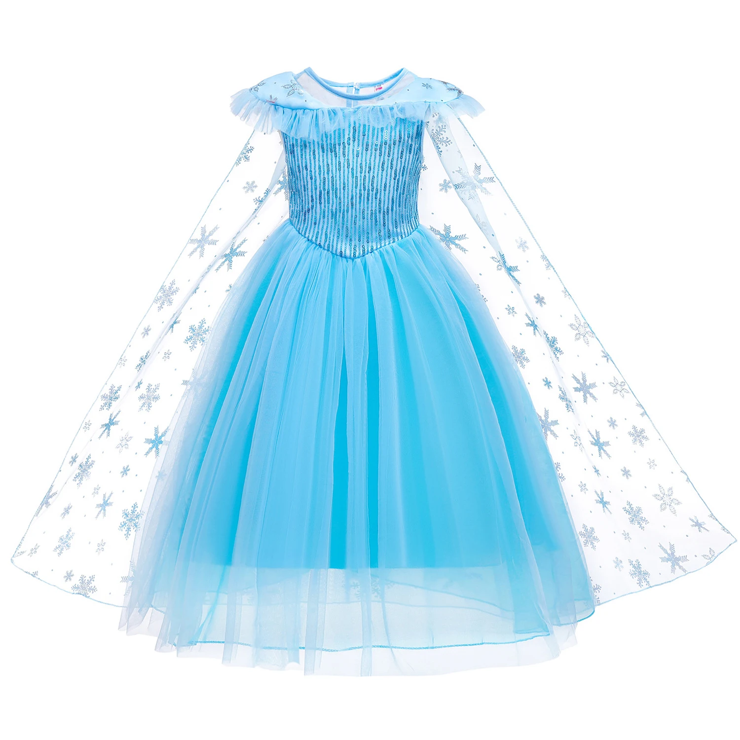 thumbnail image 1 of Disney vestido de princesa Cenicienta para niñas, ropa de fiesta de cumpleaños, Carnaval, disfraz de Elsa, Anna, Bella, Rapunzel, Aurora, Encanto, 1 of 5