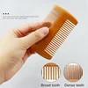 2pcs/set Boar Bristle Men's Shaving Brush Portable Barber Natural Beard Brush For Facial Cleaning Tools Styling Tool 5