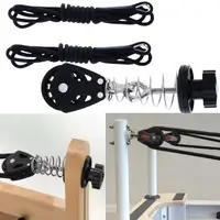 Pilates Reformer Pulley Spring Hardware Fitting Easy to Install Rope Clamp for Sitting Box Studio Use Workout Equipment
