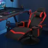 Massage Gaming Recliner Chair PU Leather Lounging Video Gaming Couch Adjustable Backrest Living Room, Gaming Recliner Chairs 6