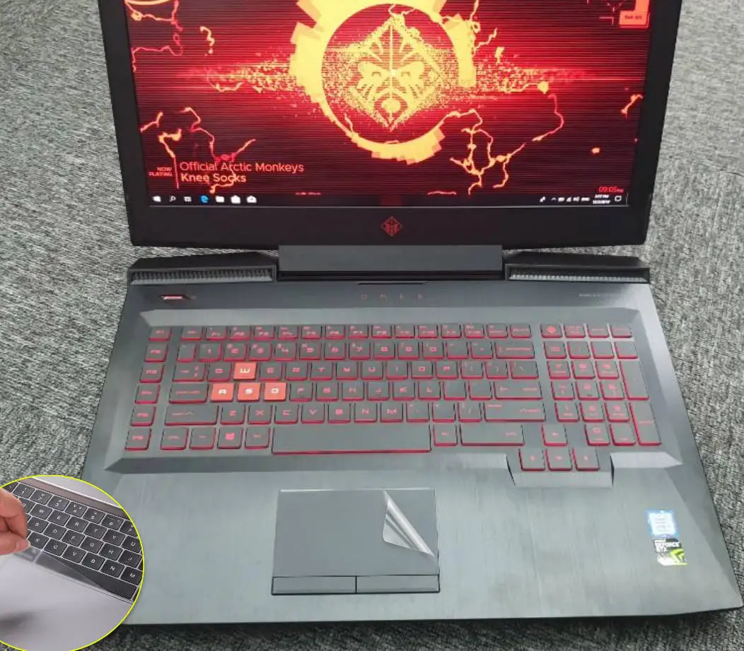 Pellicola Adesiva Opaca Touc Hp Ad Per Hp Omen 17-An003La 17-An012Dx 17-An120Nr 17-An113Ns 17-An0Xx 17 Touch Pad Da 17.3 Pollici