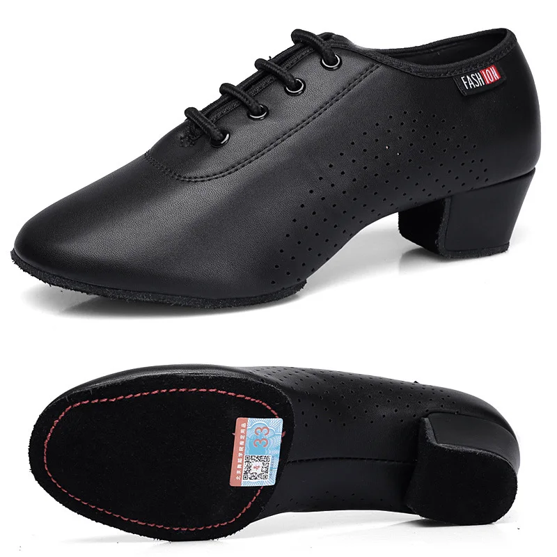 New Latin Dance Shoes Tango Salsa Children's Woman Men Adult Modern Ballroom Dance Shoes Teacher Shoes 3cm Dance Sneakers 2