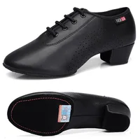 New Latin Dance Shoes Tango Salsa Children's Woman Men Adult Modern Ballroom Dance Shoes Teacher Shoes 3cm Dance Sneakers 2