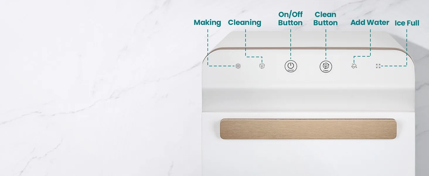 Transparent viewing window, Touch panel with two buttons makes it easy to use