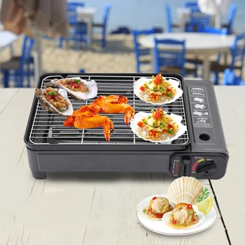 BBQ Grill Portable Grill A portable butane gas stove suitable for camping grills and outdoor cooking needs 2