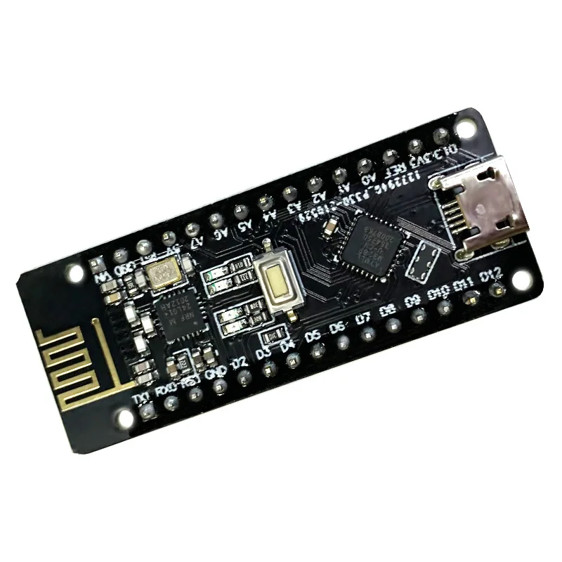 

RF-Nano for Arduino Nano V3.0, Type C Nano Board ATmega328P CH340 Integrate NRF24L01+2.4G Wireless Compatible With RF24 Library