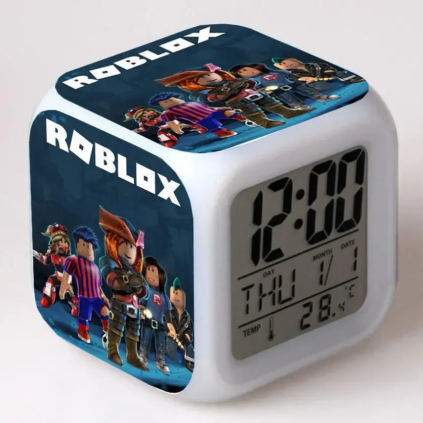 

Games Roblox Roblox Electronic Clock Creative Birthday Gift Night Light Spiderman Captain America Bubble Milk Tea Plush Toys