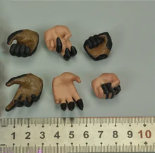 

1/6th Hottoys HT MMS532 Eye Of Hawk Hand Models 6PCS/SET Model Can Suit 12inch Action Figures Collectable