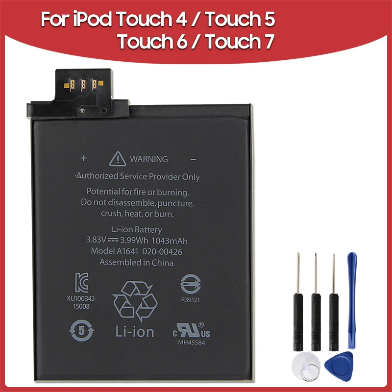 

Replacement Battery A1574 A2178 A1641 A1367 A1421 A1509 For iPod Touch6 Touch7 Touch 6 5 7 4 New Rechargeable Battery