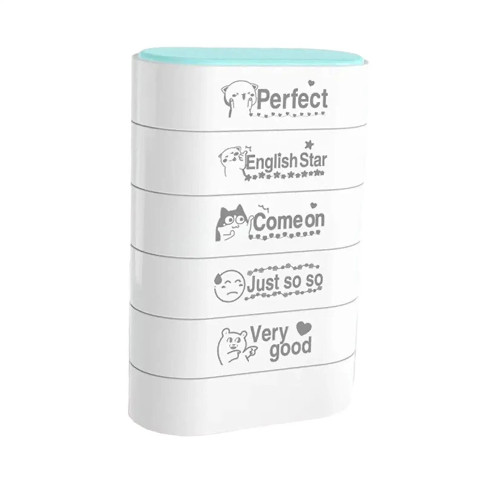 Teacher Stamps for Grading Encourages Clear Printing Very Good Student Come on Rewards Motivational Primary School Teachers Seal