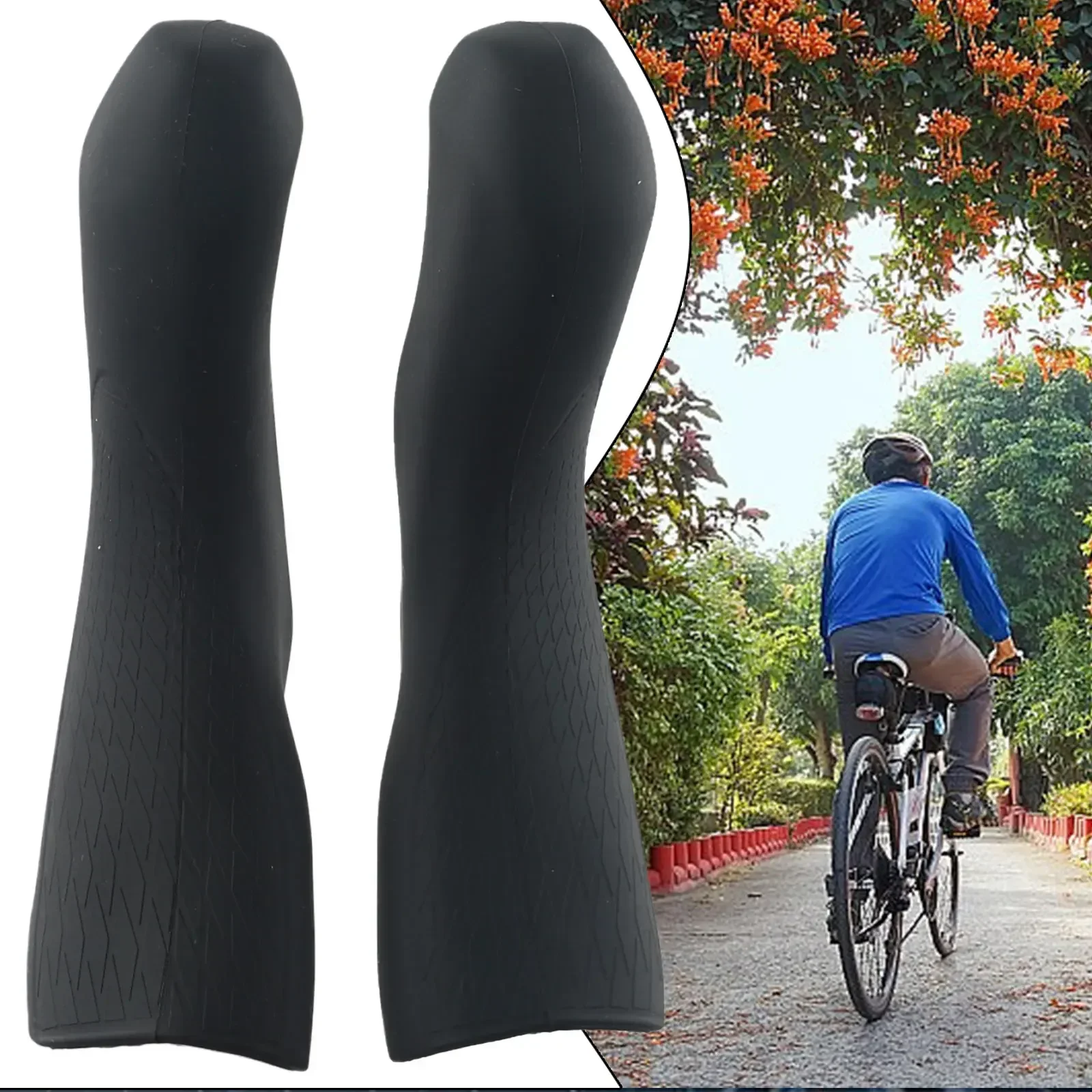 1 Pair Bicycle Shift Brake Lever Hoods Cover For-Shimano 105 ST-R7020/7025 Silica Gel Brake Levers Covers Road Bike Parts
