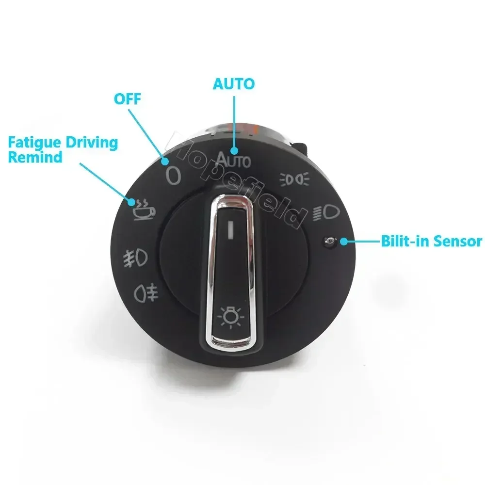 Car Auto Headlight Switch Headlight Switch for VW Golf Jetta 5 MK6 Polo Touran Caddy CC Tiguan MK1 Interior Accessories