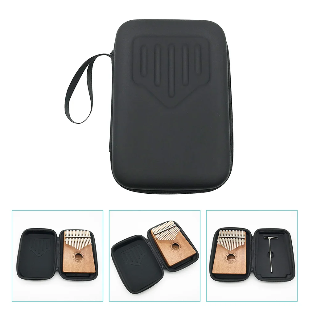 EVA Prime Thickened Kalimba Storage Bag Durable Thumb Piano Bag for Travel Kalimba Case Finger Piano Storage Case