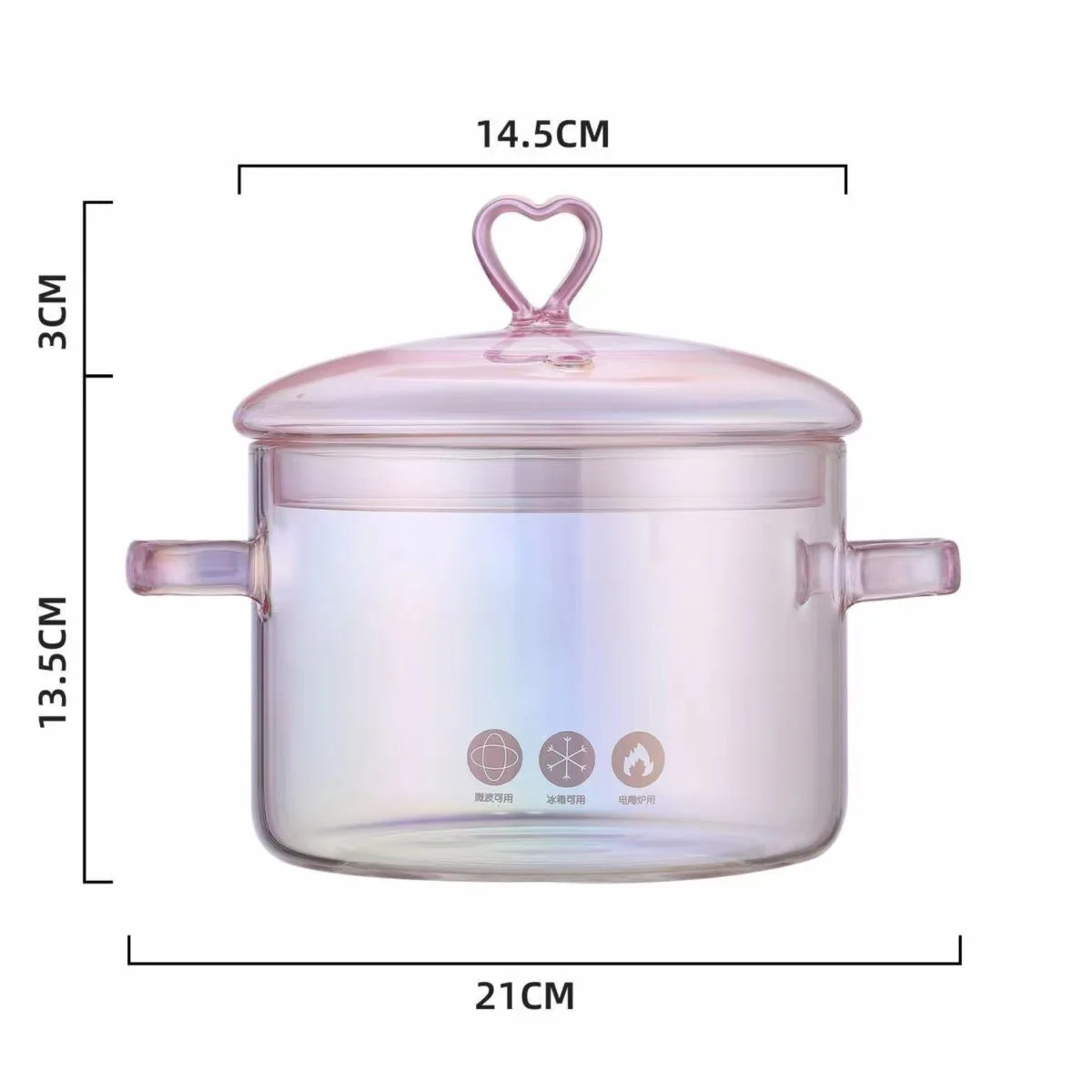 Glass Stockpot Glass Pots For Cooking High Borosilicate - Temu