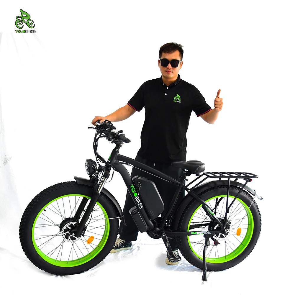 

US Stock 6-8 days Arrived OffRoad Electric Bike 48V 2000W 23AH Waterproof Dual Motor 26*4.0 Fat Mountain Dirt Bike for Adult