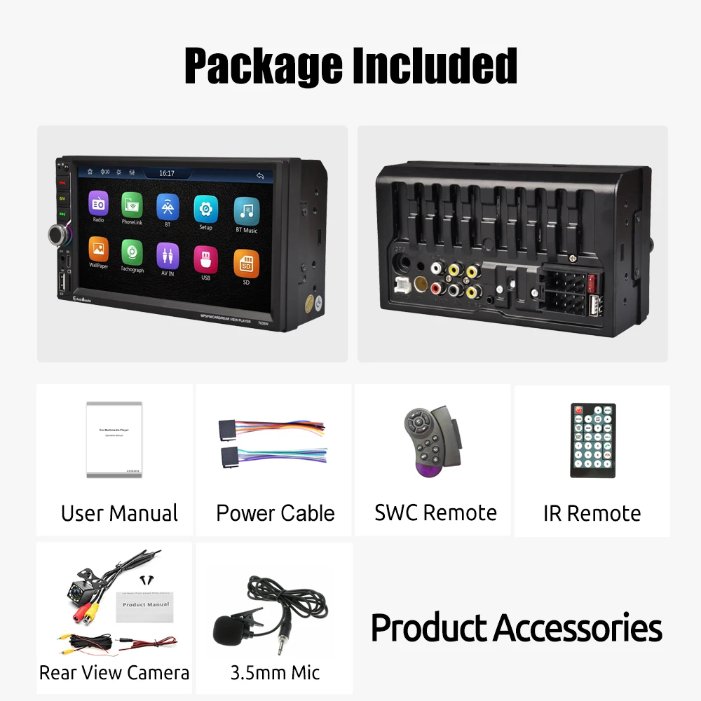 Radio MIC 12LED Cam