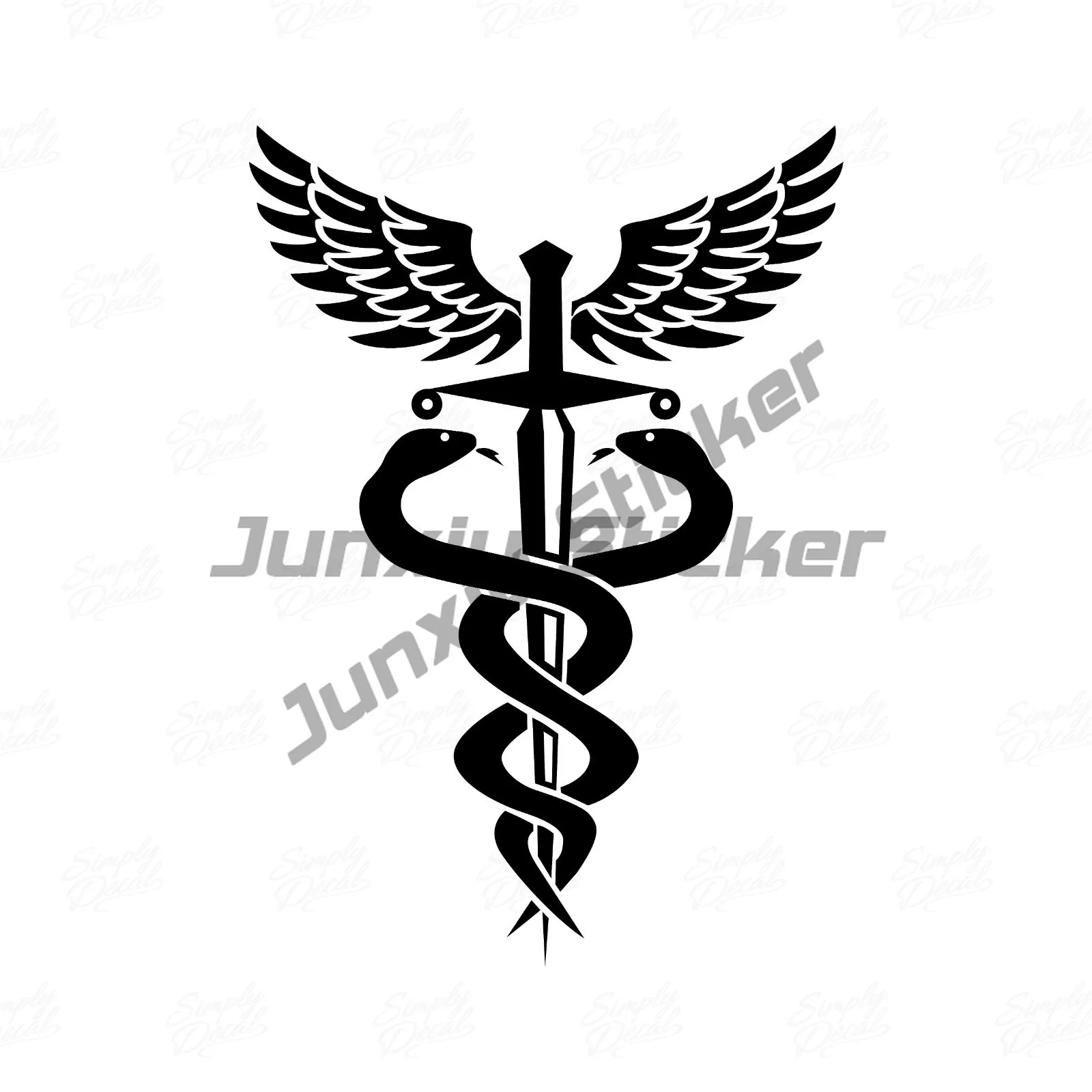 생명의 별 자동차 스티커 비닐 EMT 데칼 구급차 의료 응급 구조대  데칼