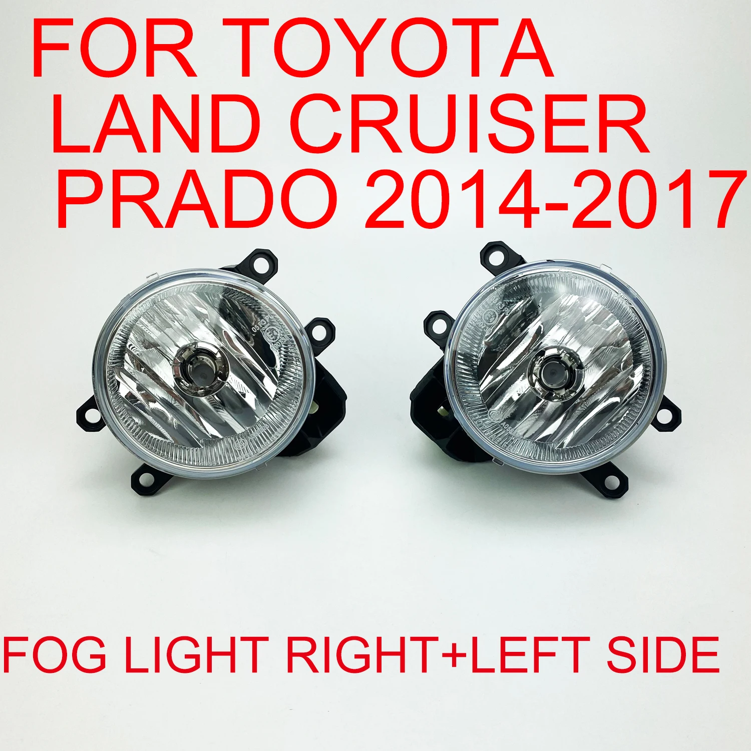 

Пара противотуманных фар переднего бампера для Toyota Land Cruiser Prado 2014-2017, прозрачные линзы со стороны водителя и пассажира, прямая замена
