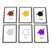 Hebrew Color Flashcards Kids Preschool Montessori Baby Learn Hebrew Word Card Cognition Memory Educational Toy Game for Children 2