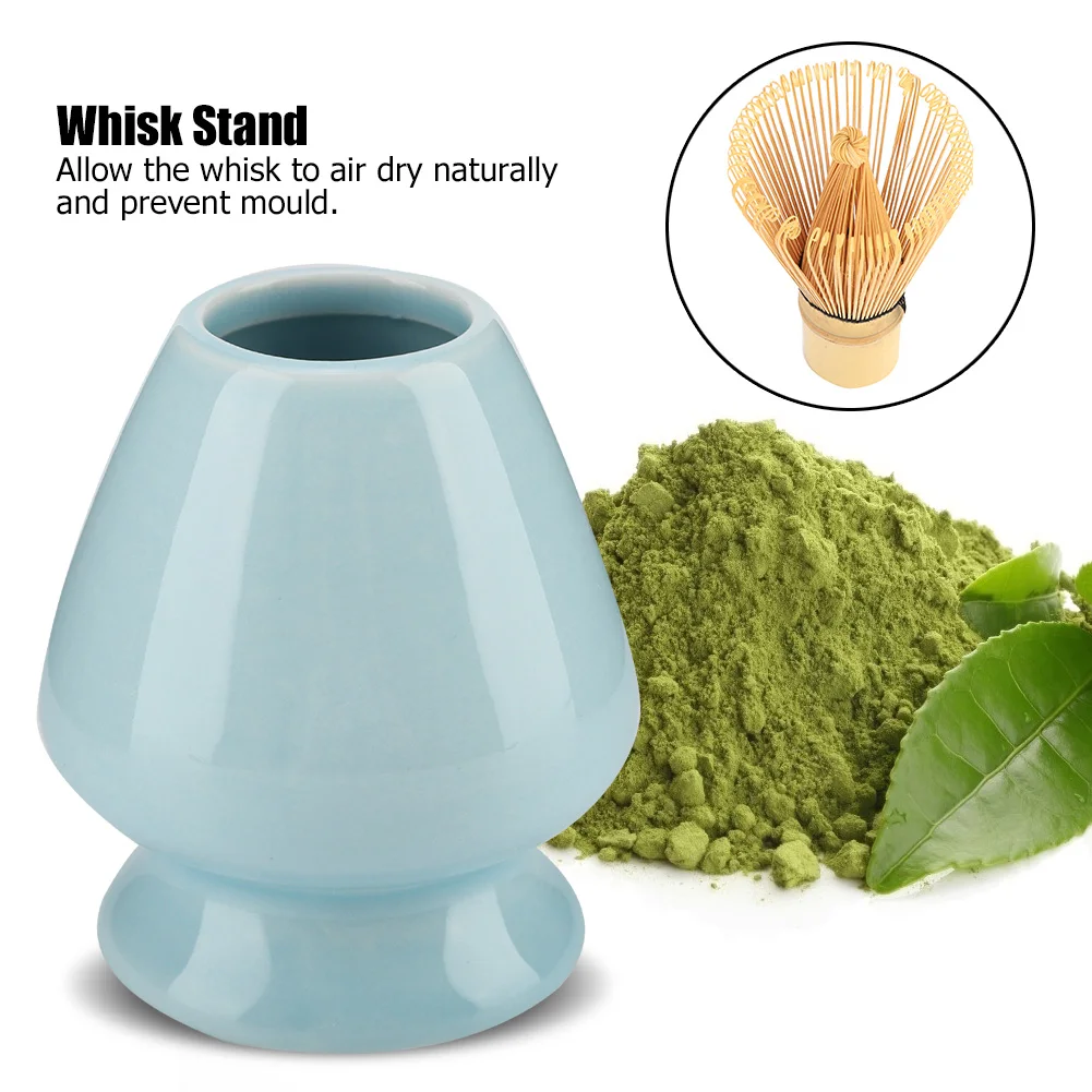 Matcha Whisk Stand Ceramic Holder for Bamboo Matcha Chasen for Tea Set Accessories matcha tea set matcha tea tools
