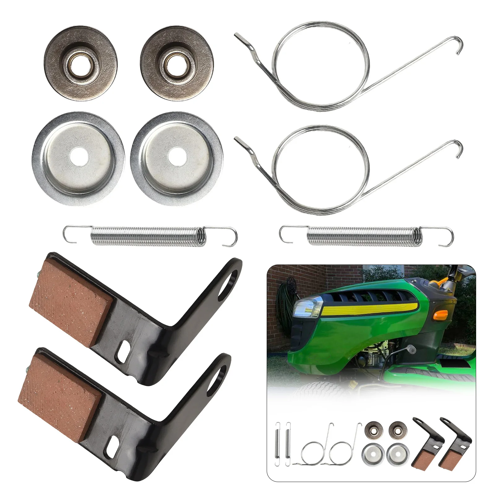 Brake Pad Replacement GY21943B Brake Pad Kit Lawn Care Solutions Complete Brake Pad Kit For GX23240 For GX10120