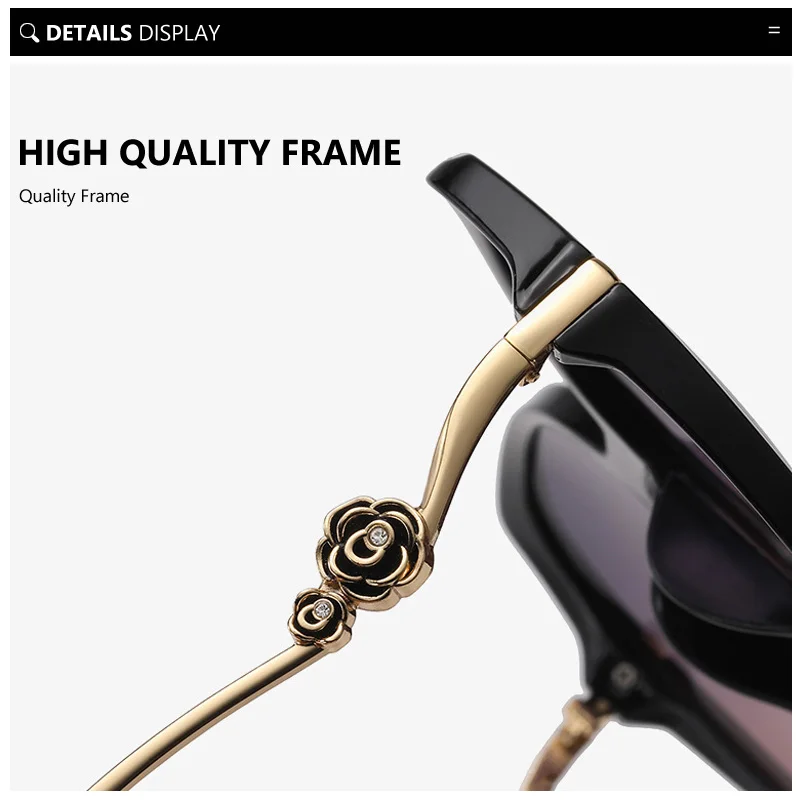 Oversized Sonnenbrille Für Damen Mit Polarisierten Gläsern_voghion.com