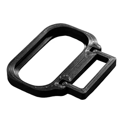 Universal Armband Adapter Mount for DIY Watch Strap Connection and Support (Black)