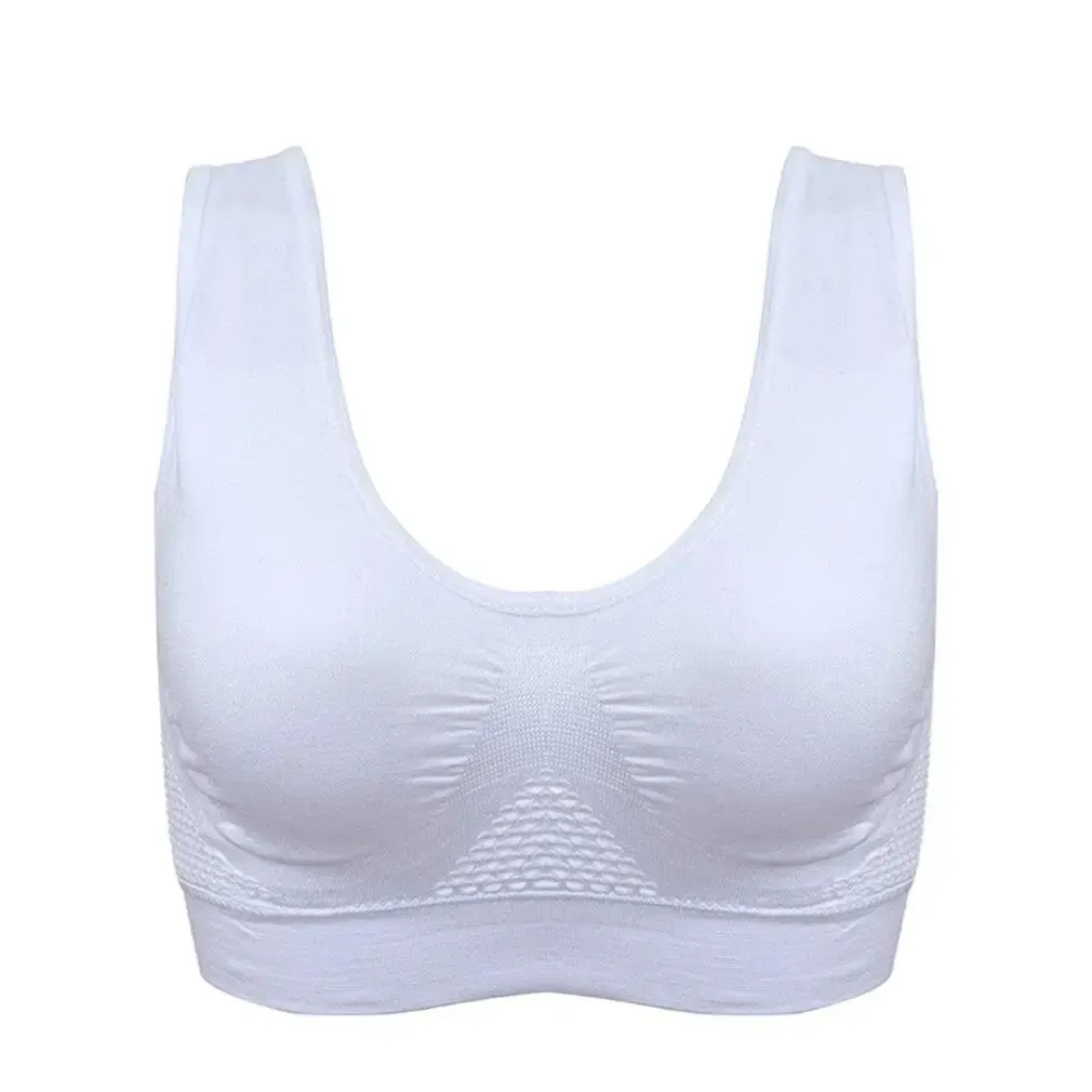 

Breathable Mesh Comfortable Running Yoga Underwear Sleepless Steel Bra Backless Fitness Vest Small Sling