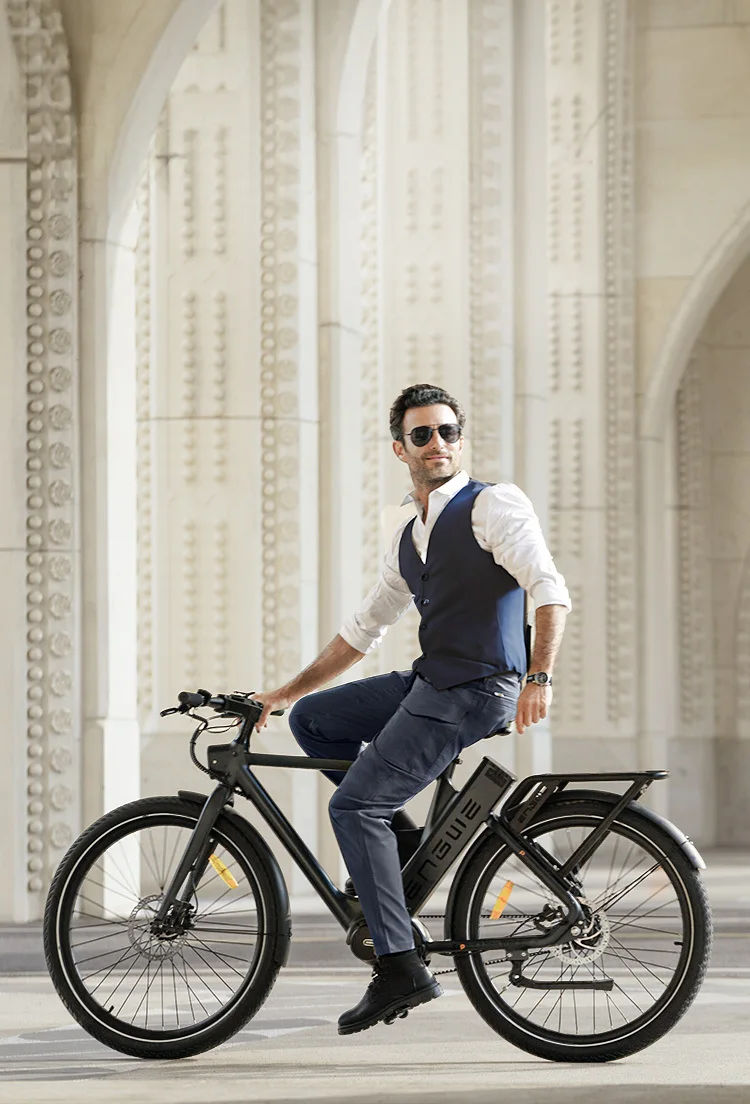 New ENGWE P275 PRO Urban Leisure Electric Bicycle36V19.2AH250W Mid-mounted Motor Adult 7-speed Rear Wheel Hub Motor Disc Braking