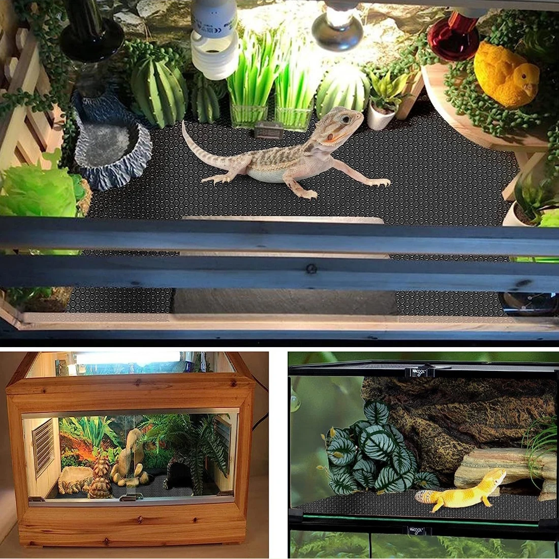 Pet Crawling Mat Reptile Tank Pad Climbing Animals Breeding Accessories For reptile bedding material reptile carpet