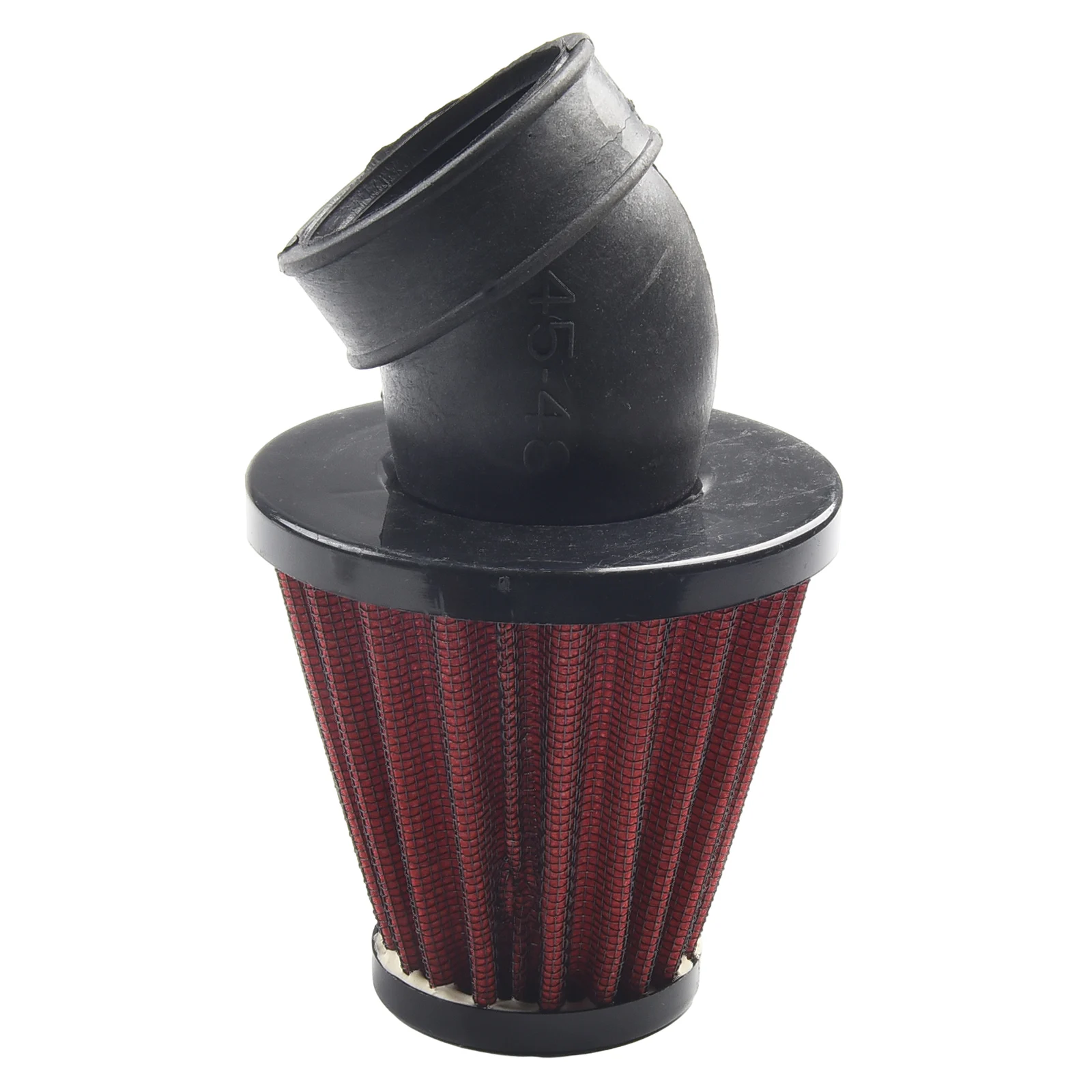 

Universal 45° Bent Motorcycle Air Intake Filter 48mm Inlet Pod For Scooter ATV Mushroom Head Air Filter Accessories
