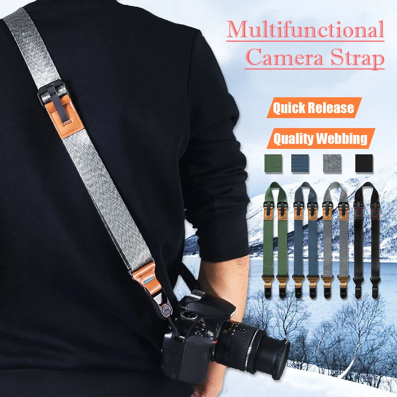 Sgancio Rapido DSLR Cinghia Per Fotocamera In Corda Da Arrampicata