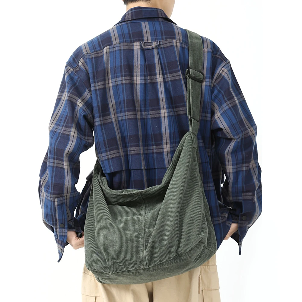 Large Capacity Shoulder Bags for Work Commuting Carrying Bag With Zipper College Style Student Outfit Book Messenger Handbag