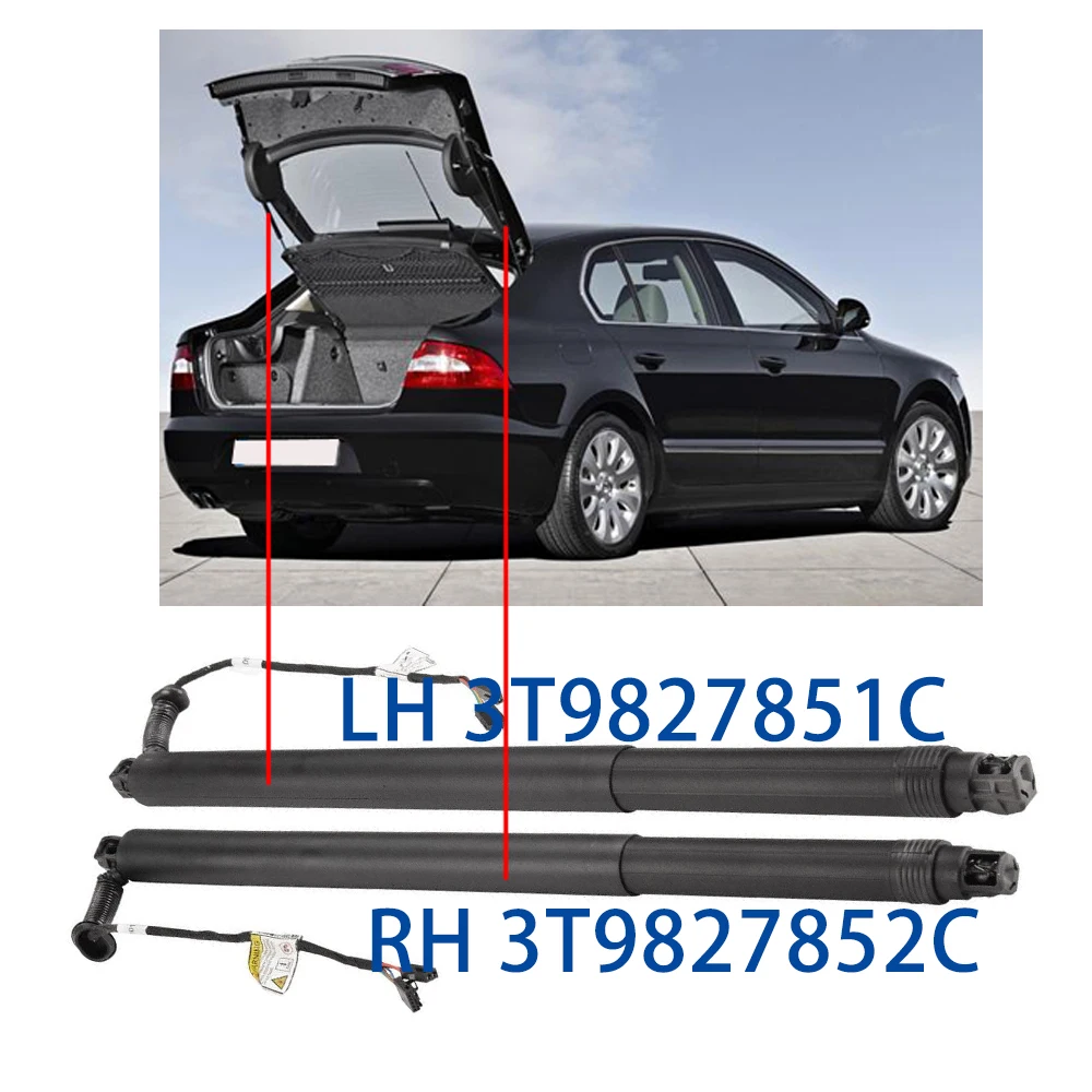 Typ3T SKODA SuperB II 2010-201용 리어 테일게이트 파워 리프트 서포트 리어 테일게이트 스트럿 LH 3T9827851C RH 3T9827852C