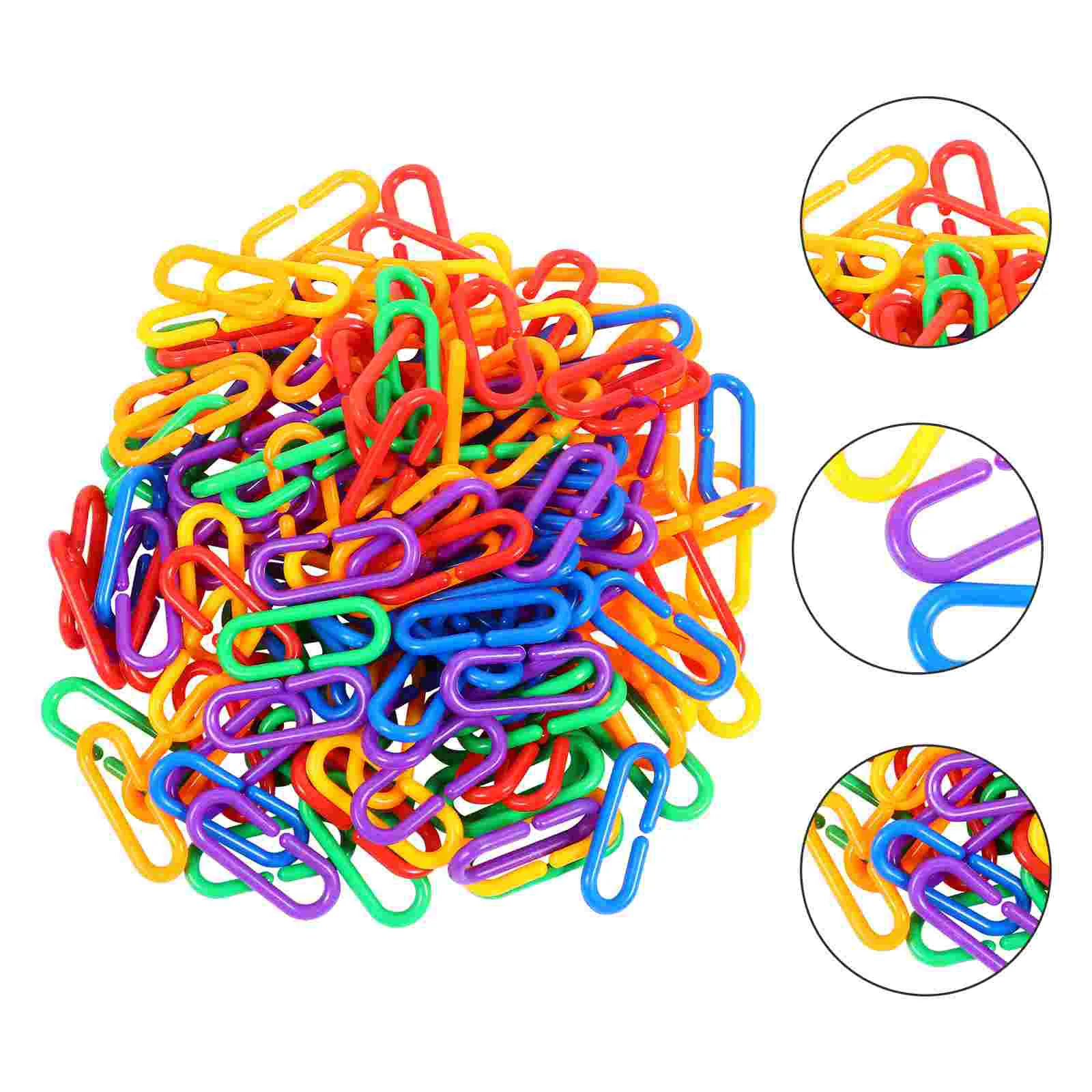

150pcs Creative C-links Kid Educational Toy Plastic Assembling Block Toy