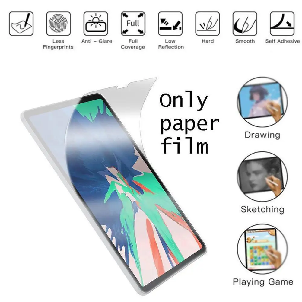 

For IPad 10th Magnetic Paper Like Film For IPad Pro 12.9 11 Air 9.7 10.5 10.9 IPad 10.2 7th 8th 9th Mini 4 5 6 Screen Prote L5A5