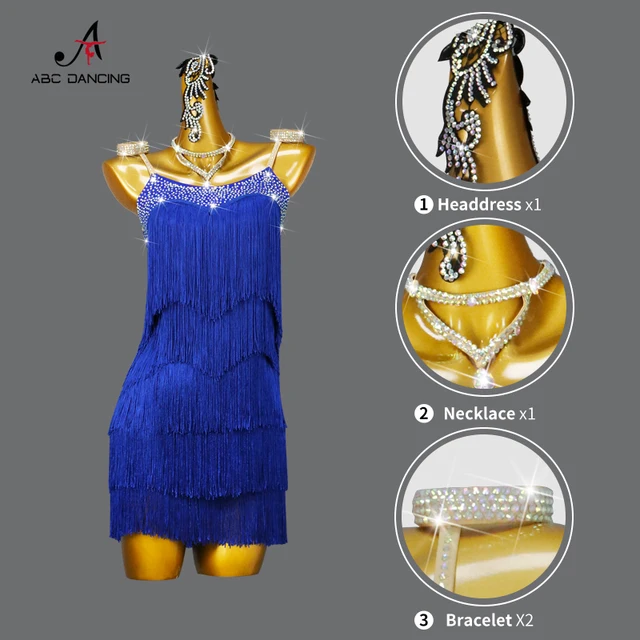 우아하고 매력적인 댄스화 2023 라틴댄스 원피스로 댄스 플로어에서 빛나세요.