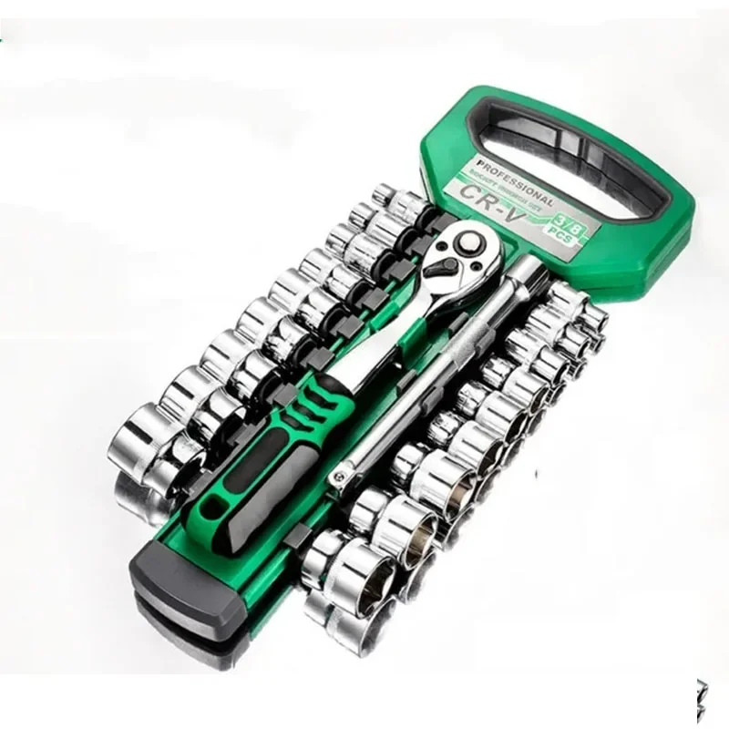 Juego De Herramientas SIXTOL 82 Piezas En Maletín - Trinquete 1/4 Y 1/2", Llaves, Puntas, Accesorios