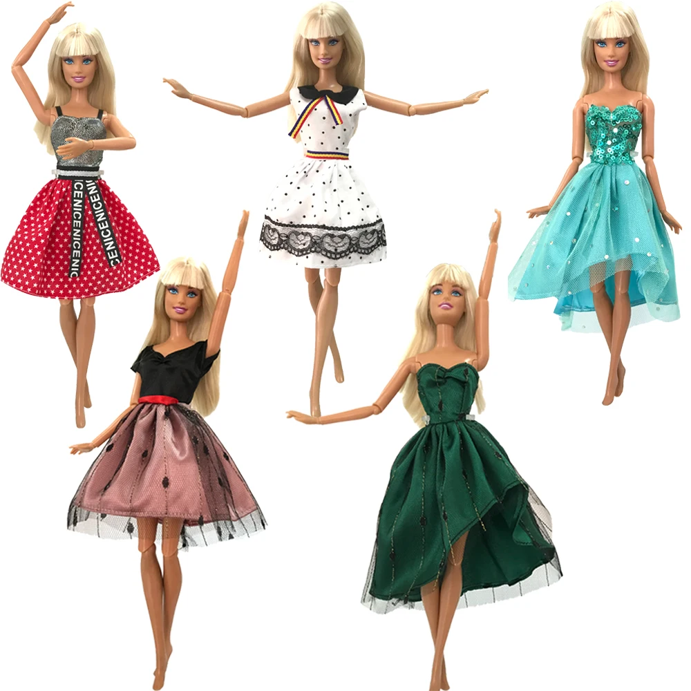 NK Official Fashion Doll Dress 11.5 Inch Doll Clothes Dolls Accessories Mix Style Dollhouse Toys For Girl's 1/6 Doll Gift JJ